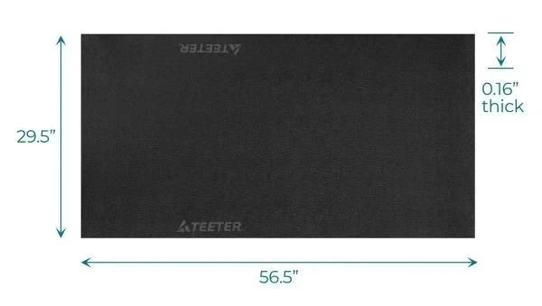 Heavy-Duty Equipment Mat for FreeStep Recumbent Cross Trainer Power10 Rower and FitForm Trainer