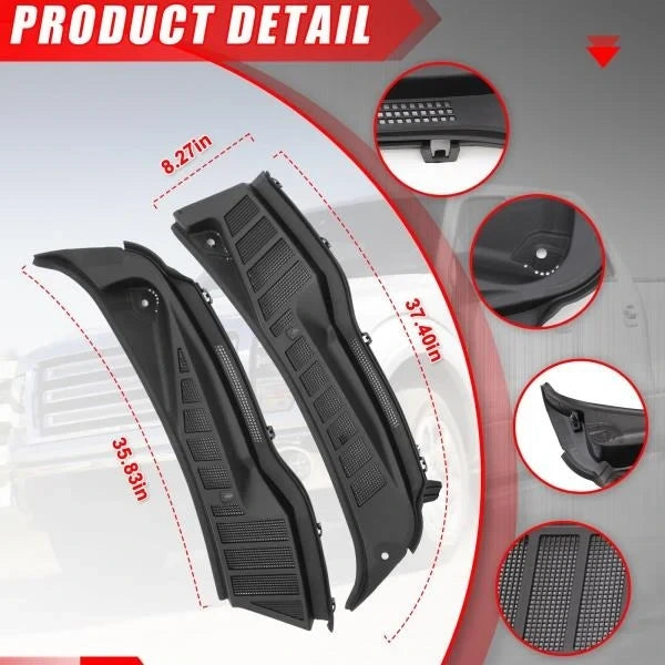 Front Windshield Wiper Cowl Cover Panel for 2021-2025 Ford F150