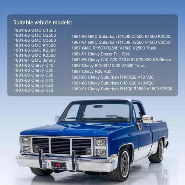 Front Door Window Weatherstrip Kit for GMC CK Series Jimmy Suburban and Chevy CK Blazer