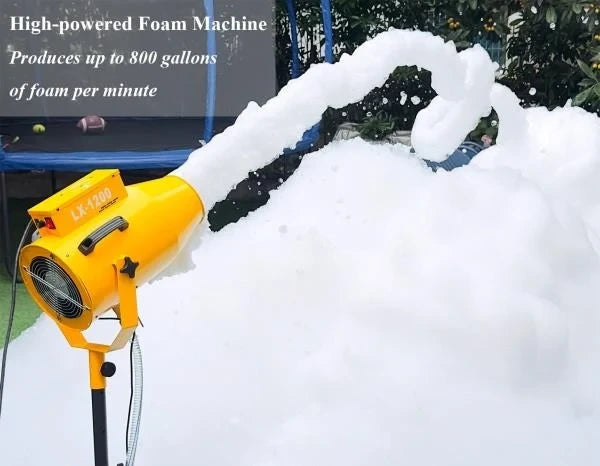 W High Power Foam Machine for Parties and Outdoor Events