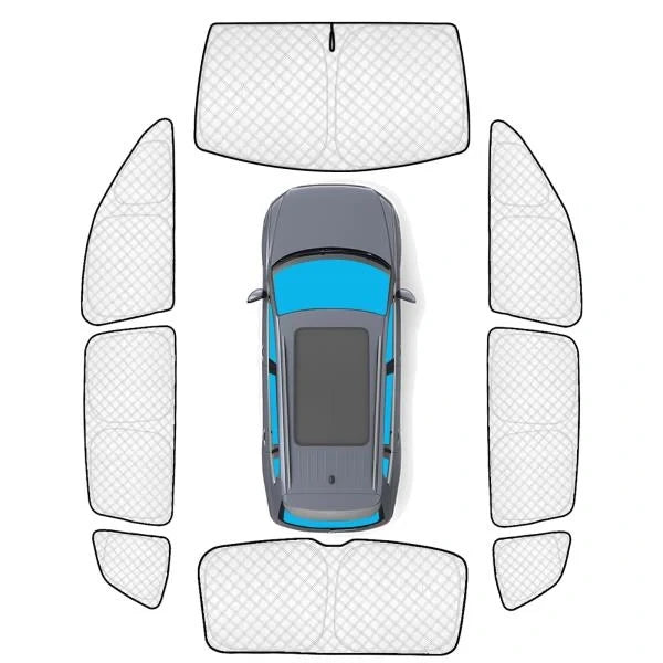 pcs Thicken Sun Shades for Volkswagen VW Tiguan 2018-2023 Full Car Window Covers