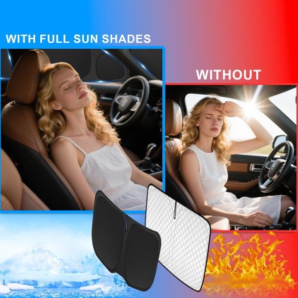 pcs Thicken Sun Shades for Volkswagen VW Tiguan 2018-2023 Full Car Window Covers