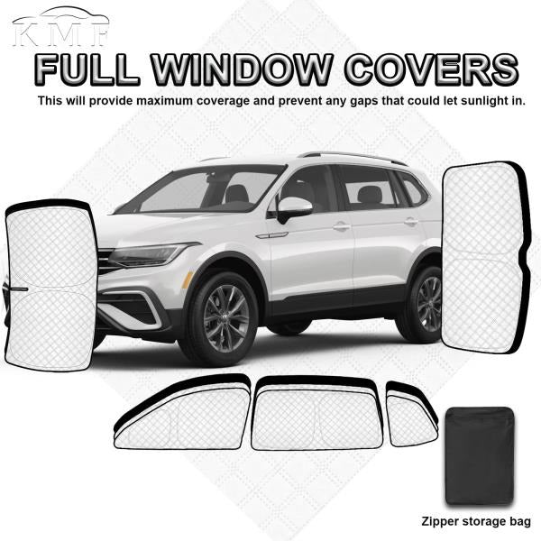 pcs Thicken Sun Shades for Volkswagen VW Tiguan 2018-2023 Full Car Window Covers