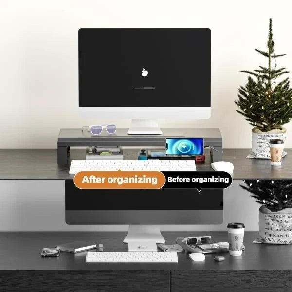Computer Monitor Stand Basic Version 550mm Sturdy Metal Construction