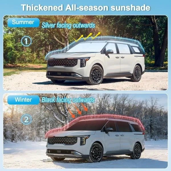 pcs Thicken Sun Shades for Volkswagen VW Tiguan 2018-2023 Full Car Window Covers