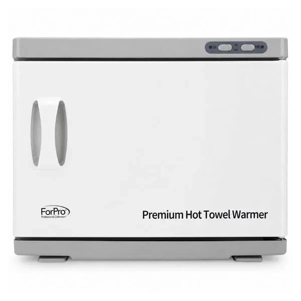 Professional 23L Extra Large Hot Towel Warmer Two Stainless Steel Racks White