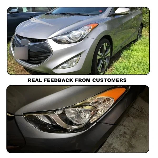 Chrome Headlight Assembly for 2011-2013 Hyundai Elantra US Built