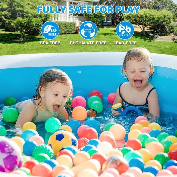 Extra Large Inflatable Pool 180x76x22 Oversized Thickened Swimming Pool with Air Pump