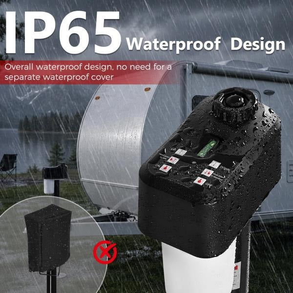 LBS Electric Trailer Jack with 2 Remote Controls IP65 Waterproof