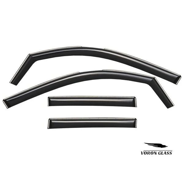 In-Channel Rain Guards for Toyota 4Runner 2025-2026 4-Piece Window Deflector Set