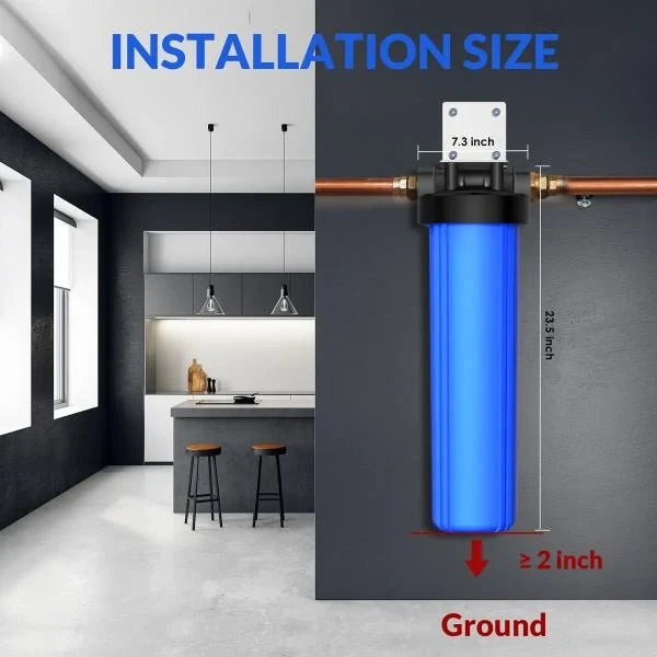 x 4.5 Whole House Sediment Water Filter Housing DB20P
