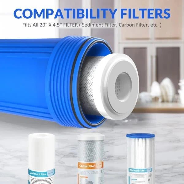 x 4.5 Whole House Sediment Water Filter Housing DB20P
