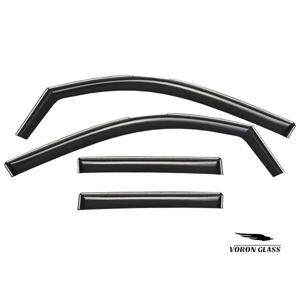 In-Channel Rain Guards for Toyota 4Runner 2025-2026 4-Piece Window Deflector Set