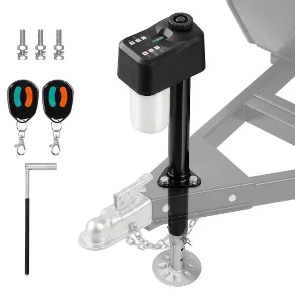 LBS Electric Trailer Jack with 2 Remote Controls IP65 Waterproof