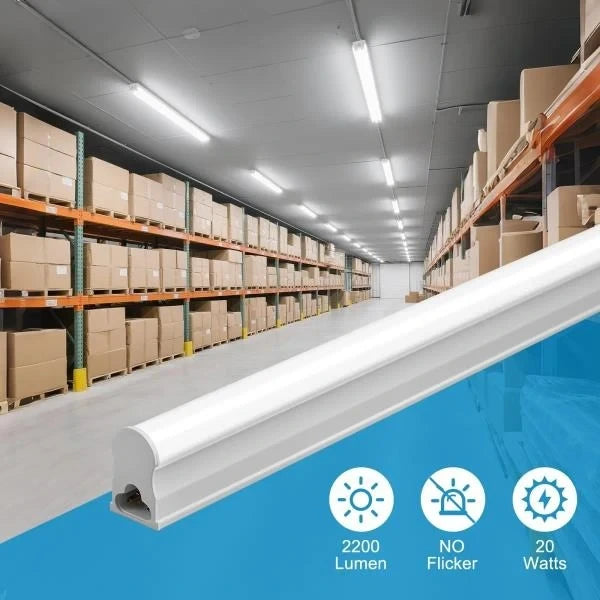 FT LED Shop Lights 2200LM 6500K 20W Linkable LED Light Bar 20 Pack