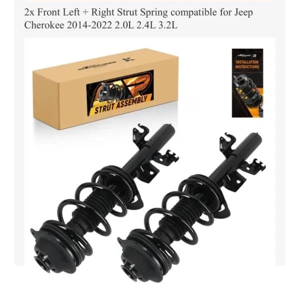 Front Left  Right Strut Spring Assembly for Jeep Cherokee 2014-2022