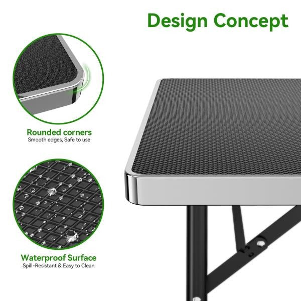 Foldable Pet Grooming Table 35.5 L x 23.6 W x 30 H with Adjustable 33.5 Arm and Tray