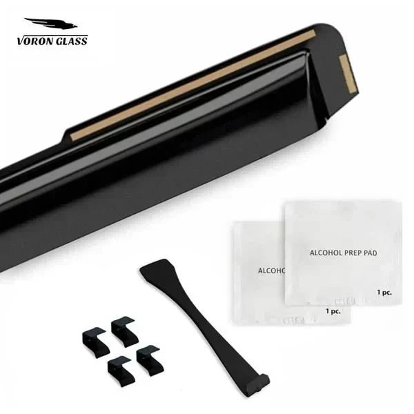 In-Channel Rain Guards for Toyota 4Runner 2025-2026 4-Piece Window Deflector Set