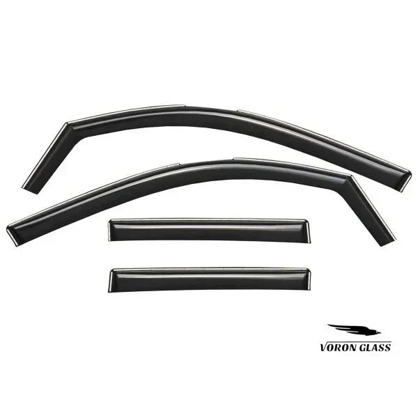 In-Channel Rain Guards for Toyota 4Runner 2025-2026 4-Piece Window Deflector Set