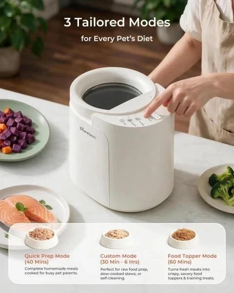 6 Qt Electric Pet Food Maker Fresh Meal Cooker for Dogs and Cats