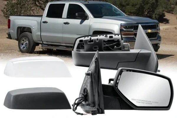 Passenger Right Side Power Heated Door Mirror for 2014-2019 Chevrolet Silverado GMC Sierra