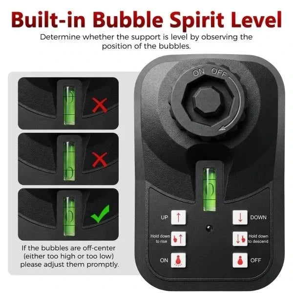 LBS Electric Trailer Jack with 2 Remote Controls IP65 Waterproof