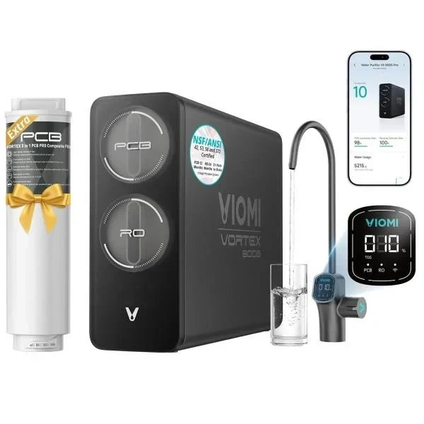 V8 PRO 800GPD Under Sink Tankless RO Water Filtration System