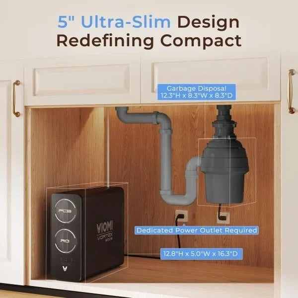 V8 PRO 800GPD Under Sink Tankless RO Water Filtration System