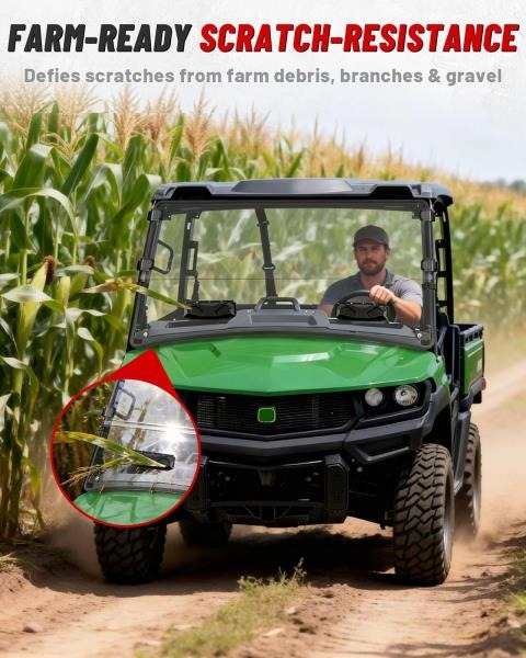 Vented Windshield for Gator XUV 835E 835M 865E 865M