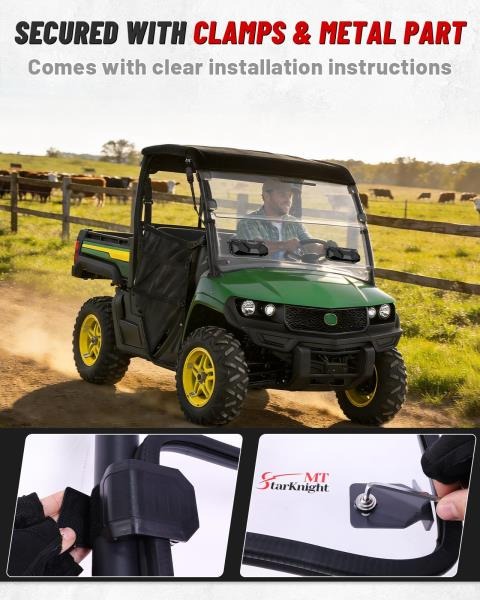 Vented Windshield for Gator XUV 835E 835M 865E 865M