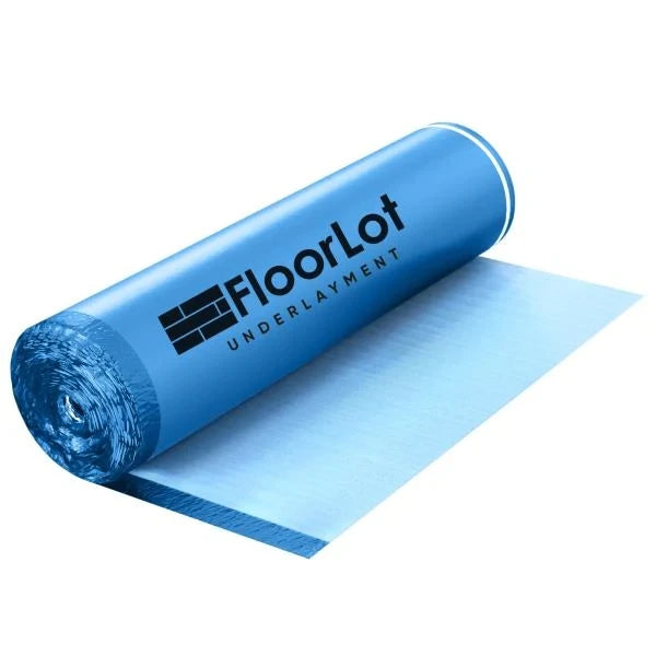BlueStep Underlayment with Moisture Barrier for Laminate and Wood Floors 200 sq.ft Roll