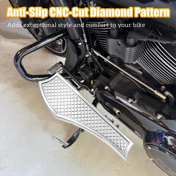 Driver Anti-Slip Stretched Floorboards for Harley Touring