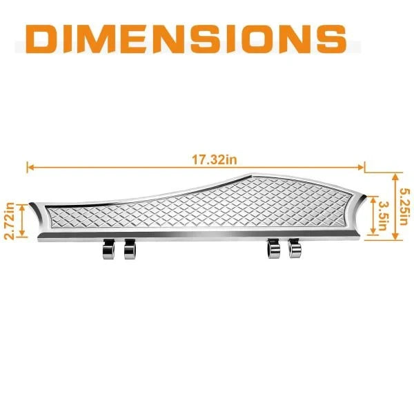 Driver Anti-Slip Stretched Floorboards for Harley Touring