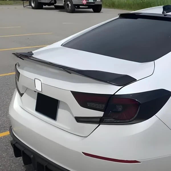 R-Style Highkick Rear Trunk Lip Spoiler for 10th Gen Honda Accord 2018-2022 Sedan Gloss Black