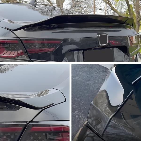R-Style Highkick Rear Trunk Lip Spoiler for 10th Gen Honda Accord 2018-2022 Sedan Gloss Black