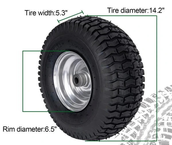 x6.00-6 Lawn Mower Tire for Craftsman Husqvarna Riding Mowers