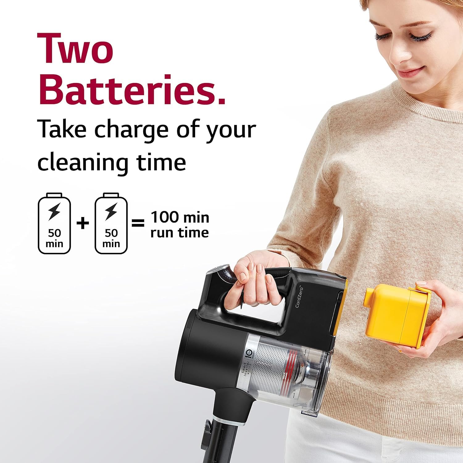 LG CordZero Stick Vacuum Matte Black