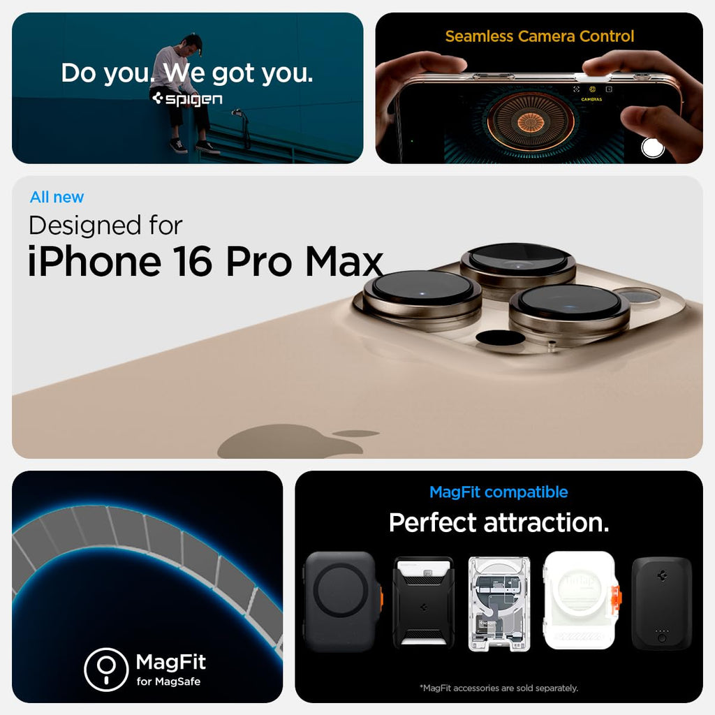 iPhone 16 Pro Max Ultra Hybrid T MagFit Case - Clear
