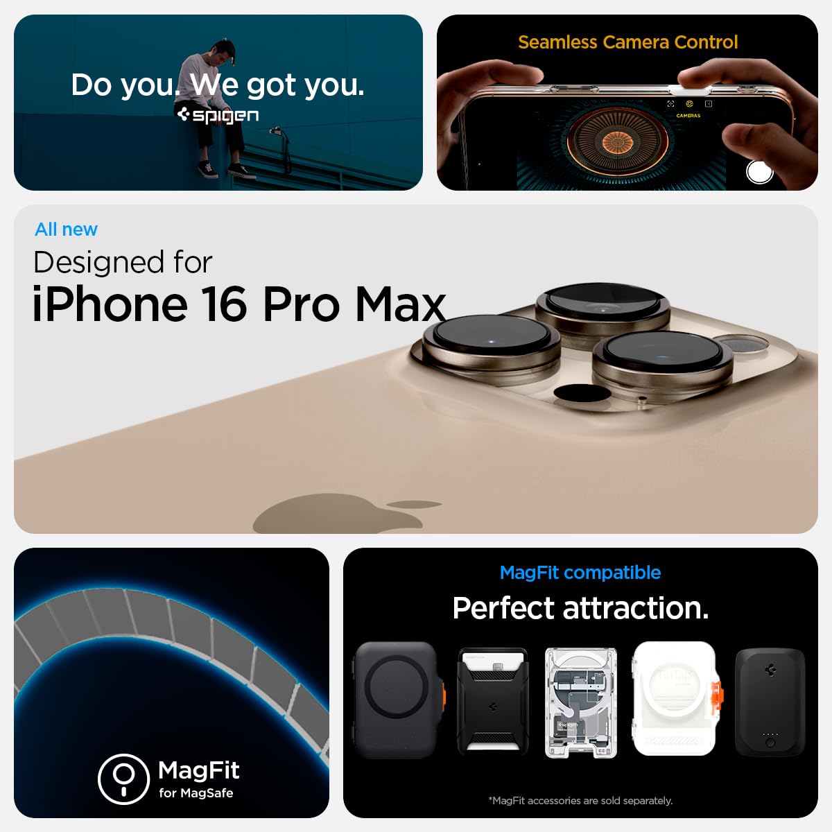 iPhone 16 Pro Max Ultra Hybrid T MagFit Case - Clear