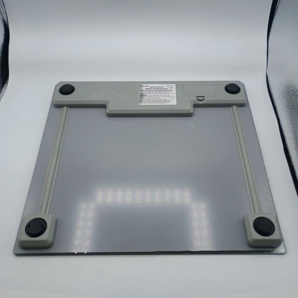 Digital Glass Body Weight Scale GrayClear