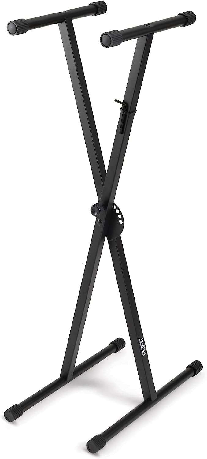 Single-X Adjustable Electronic Keyboard Stand KS7190 Black