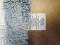 Cotton Blue White Swirl Striped Bath Mat Rug 24x36 Inches