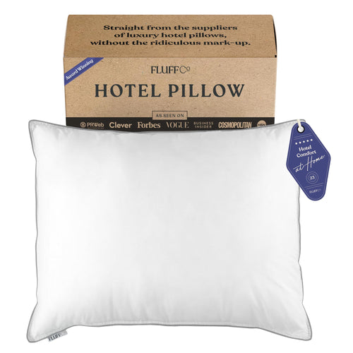 '-Pack Down Alternative King Bed Pillow White Soft 300TC Cotton Shell