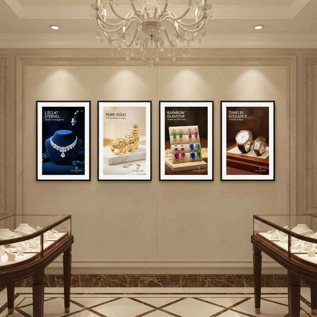 Boarding 22.375X34 Poster Frame 4 Pack, Scratch-Proof Picture Frames for Wall Gallery, Slide-In Strips,Photo Frame 22.375 by 34 for Horizontal or Vertical Wall Display, Black Retail $55.00