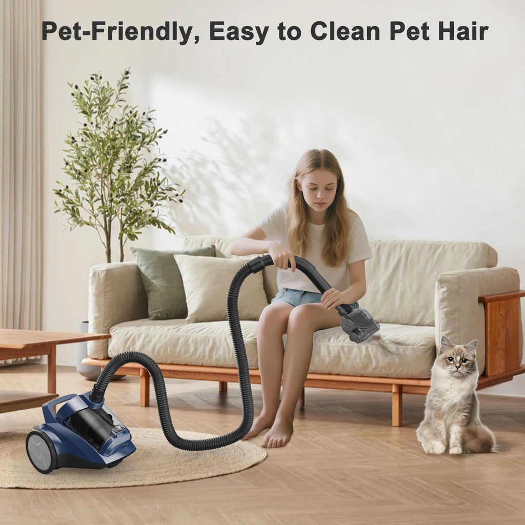 Open-Box New Sweepcent 45KPa Bagless Multi-Surface Canister Vacuum Cleaner