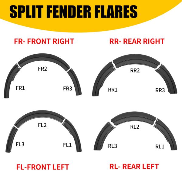 Maxzina Fender Flares for 2022-2026 Ford Maverick Accessories (12PCS) Retail $89.00