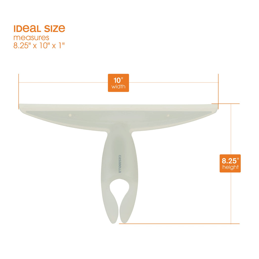 Casabella 10 White Clip-on Silicone Squeegee