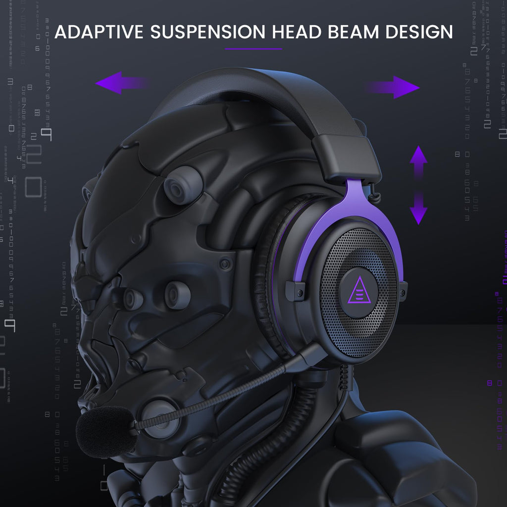 New Open-Box EKSA E900 Wired Detachable Noise-Canceling Mic 3D Surround Sound Gaming Headset Retail $33.00
