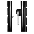 Aoneky Heavy Duty Round Steel Pickleball Posts with Ground Sleeves