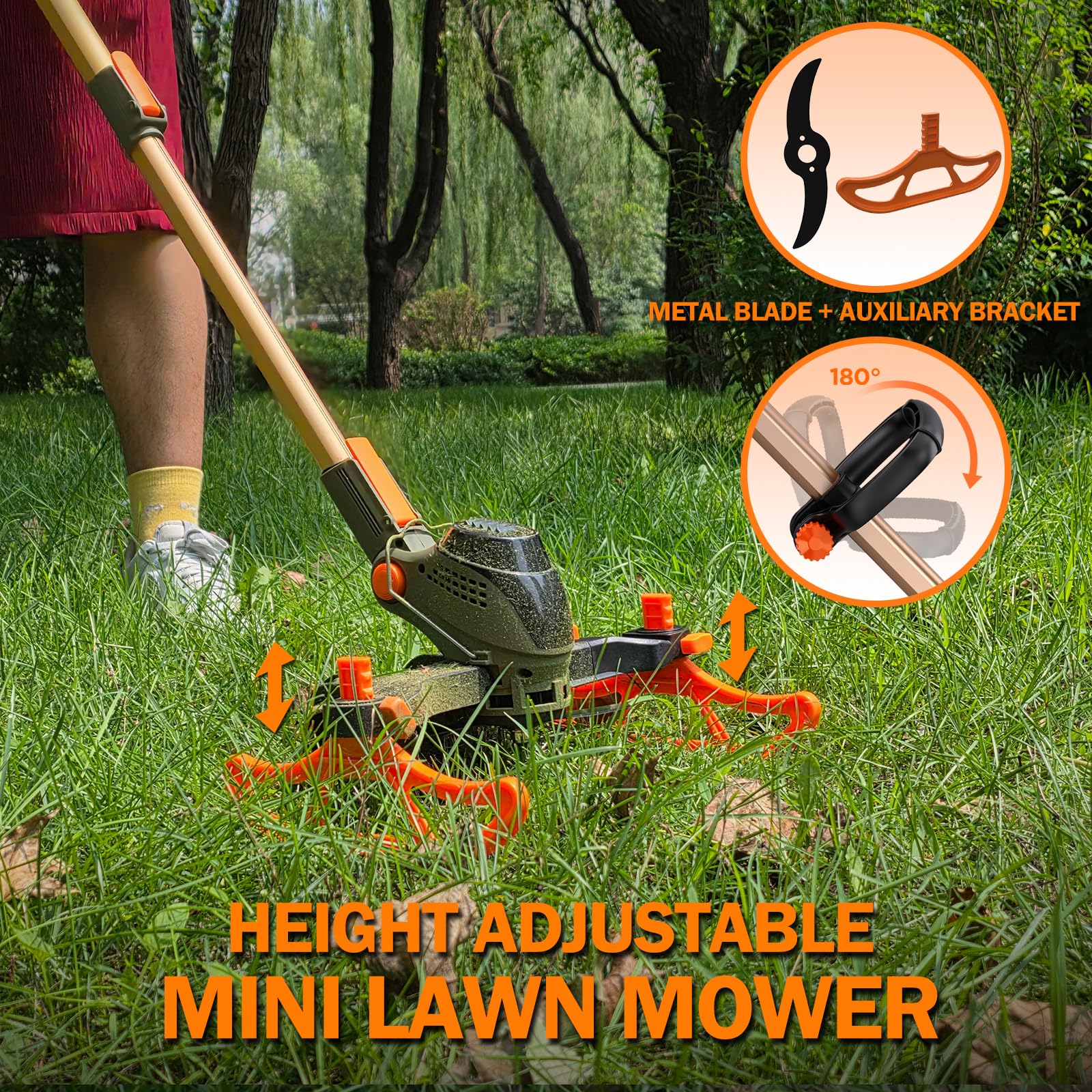 New WeGofly 13 Cordless String Trimmer 2x21V Batteries 4-in-1 Electric Weed Wacker. Retail $99.00